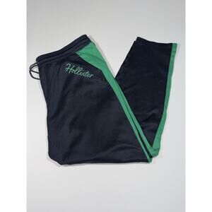 Vintage 2000s Hollister Womens Size Medium Sweatpants Green Blue y2k rare vtg